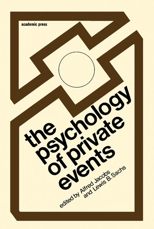 Produktbild: The Psychology of Private Events
