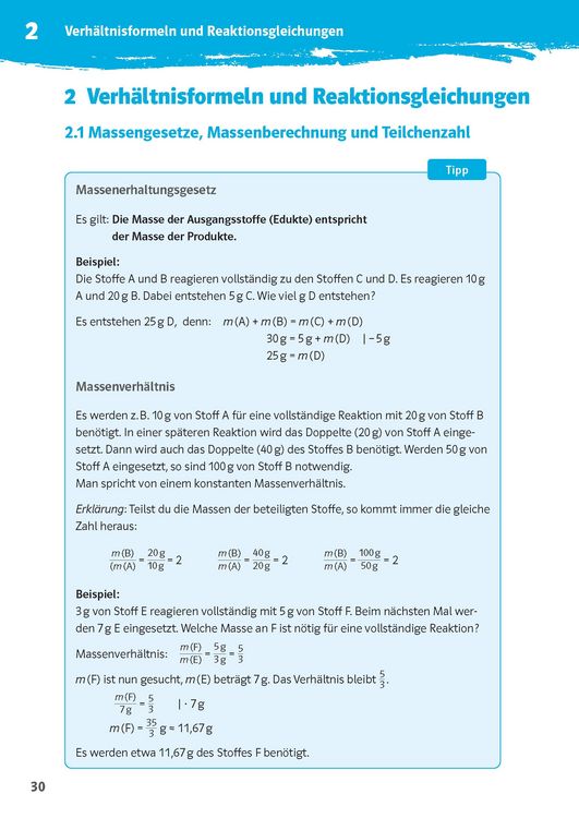 Produktbild: Klett 10-Minuten-Training Chemie - Rechnen in Chemie 7.-10. Klasse