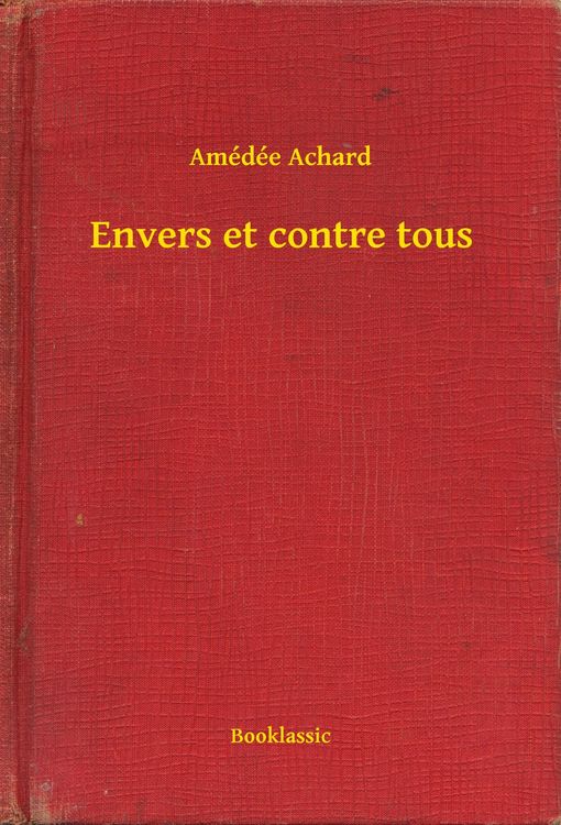 Produktbild: Envers et contre tous