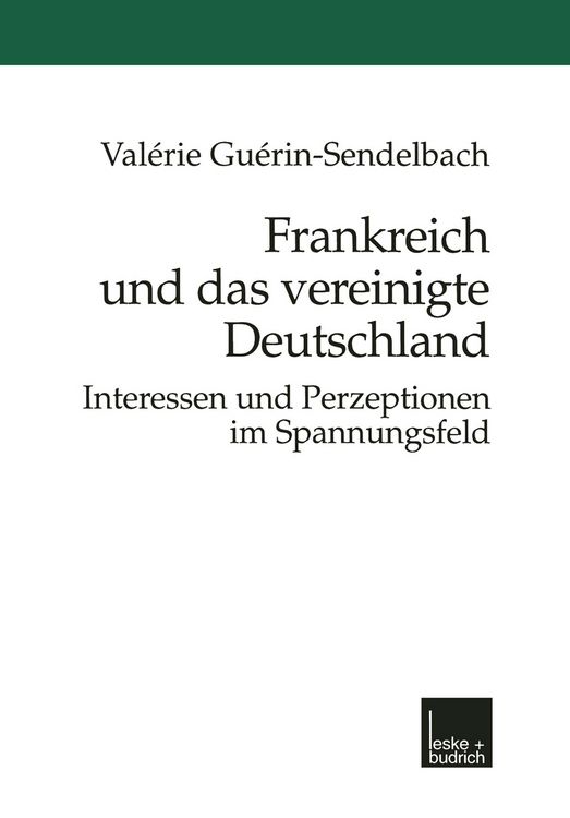 Produktbild: Frankreich und das vereinigte Deutschland