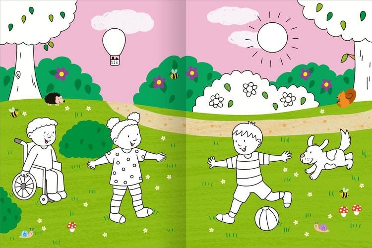 Produktbild: Mein gro&szlig;es buntes Malbuch &ndash; Fu&szlig;ball