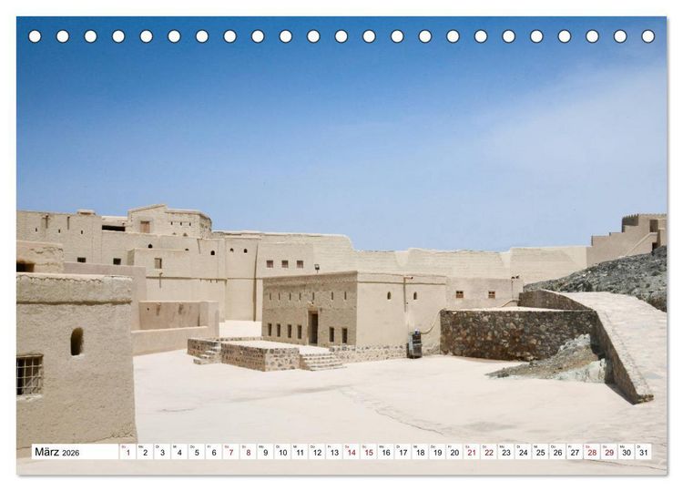 Produktbild: Oman - Perle des Orients (Tischkalender 2026 DIN A5 quer), CALVENDO Monatskalender