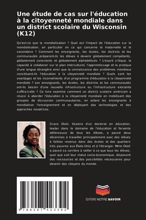Produktbild: Une &eacute;tude de cas sur l'&eacute;ducation &agrave; la citoyennet&eacute; mondiale dans un district scolaire du Wisconsin (K12)