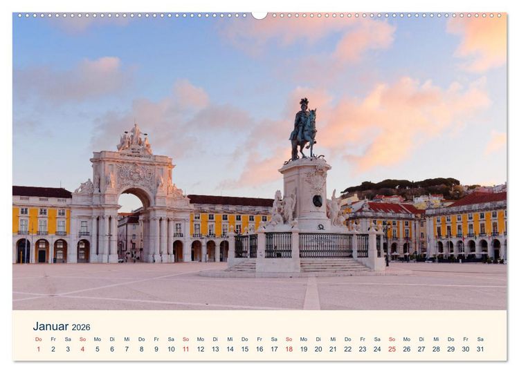 Produktbild: Hola Portugal und Spanien (Wandkalender 2026 DIN A2 quer), CALVENDO Monatskalender