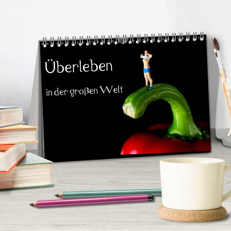 Produktbild: &Uuml;berleben in der gro&szlig;en Welt - HO Figuren (Tischkalender 2026 DIN A5 quer), CALVENDO Monatskalender
