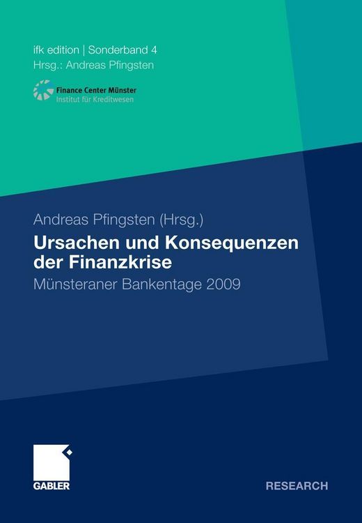 Produktbild: Ursachen und Konsequenzen der Finanzkrise