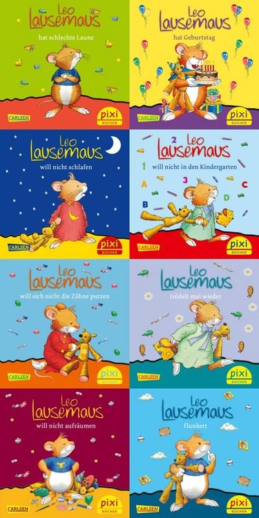 Produktbild: Pixi-8er-Set 271: Neues von Leo Lausemaus (8x1 Exemplar)
