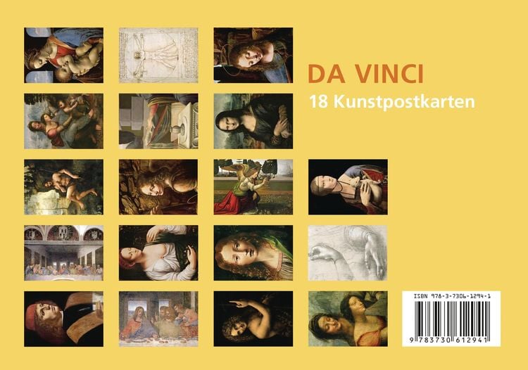 Produktbild: Postkarten-Set Leonardo da Vinci