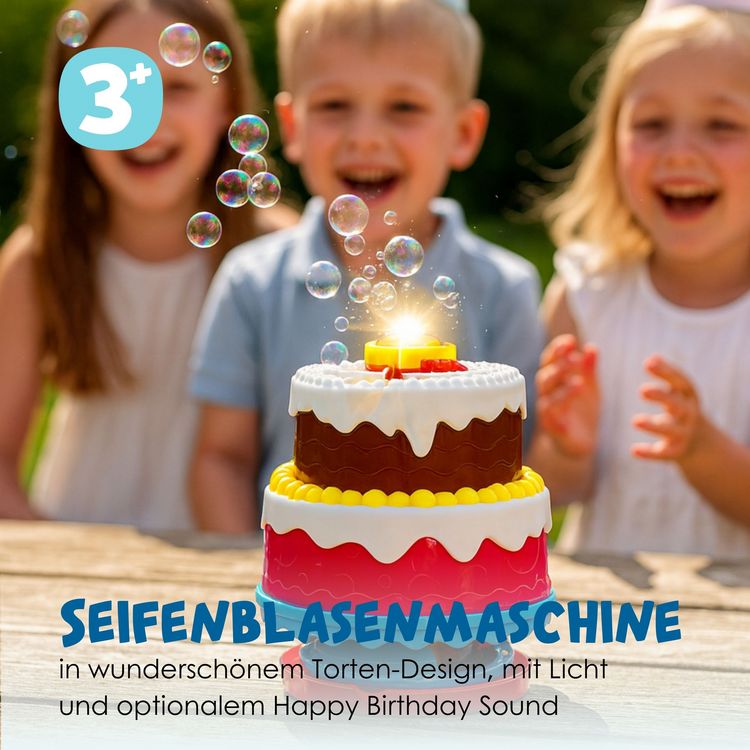 Produktbild: alldoro - Seifenblasenmaschine Torte