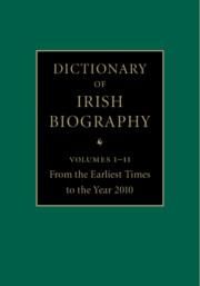 Produktbild: Dictionary of Irish Biography 11 Hardback Volume Set