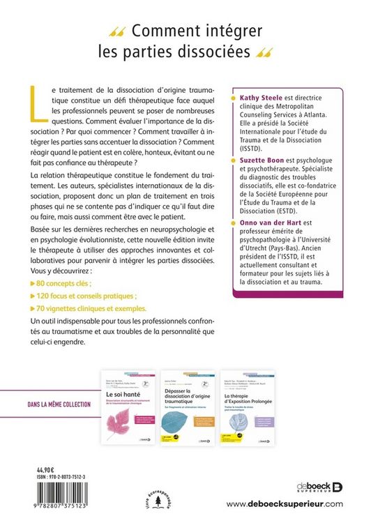 Produktbild: Traiter la dissociation d'origine traumatique