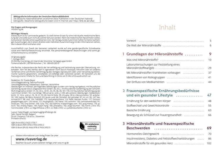 Produktbild: N&auml;hrstoff-Guide f&uuml;r Frauen