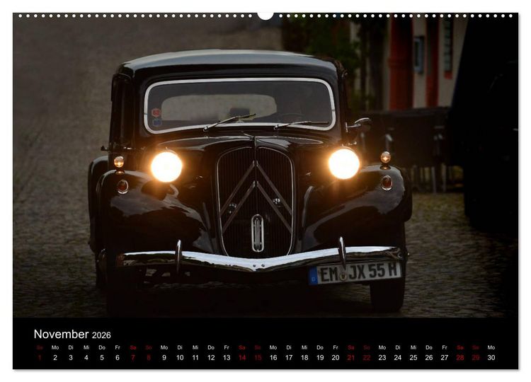 Produktbild: Citro&euml;n 11CV Traction Avant (Wandkalender 2026 DIN A2 quer), CALVENDO Monatskalender