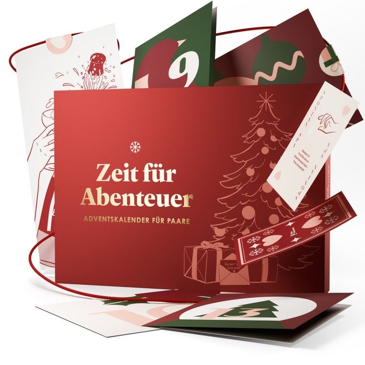 Produktbild: Time Treasures Adventskalender f&uuml;r Paare: Zeit f&uuml;r Abenteuer