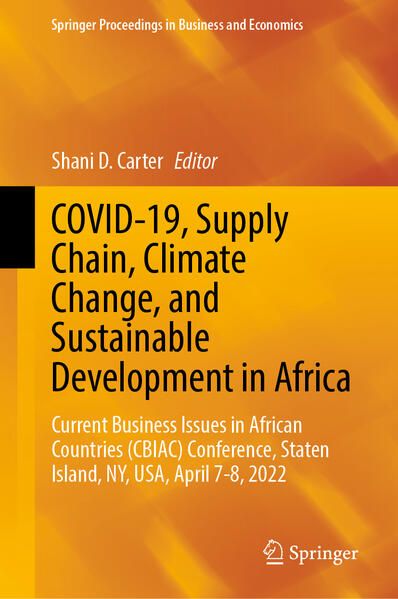 Produktbild: COVID-19, Supply Chain, Climate Change, and Sustainable Development in Africa