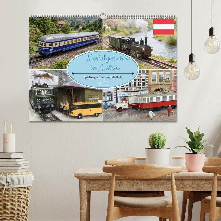 Produktbild: Nostalgiebahn in Austria (Wandkalender 2027 DIN A2 quer), CALVENDO Monatskalender