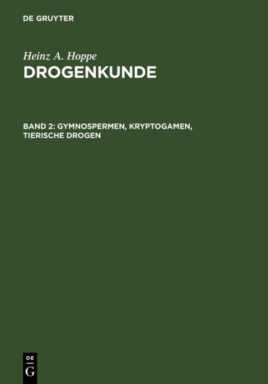 Produktbild: Gymnospermen, Kryptogamen, Tierische Drogen