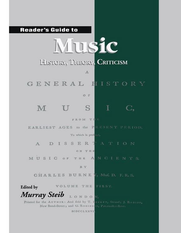 Produktbild: Reader's Guide to Music