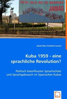 Produktbild: Max Friedrich Lorenz, J: Kuba 1959 - eine sprachliche Revolu
