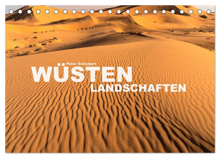Produktbild: W&uuml;stenlandschaften (Tischkalender 2026 DIN A5 quer), CALVENDO Monatskalender