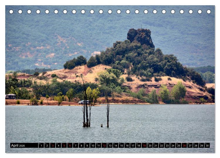 Produktbild: Lac du Salagou - Ein Kleinod im S&uuml;dwesten Frankreichs (Tischkalender 2026 DIN A5 quer), CALVENDO Monatskalender