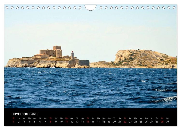 Produktbild: MARSEILLE (Calendrier mural 2026 DIN A4 vertical), CALVENDO calendrier mensuel