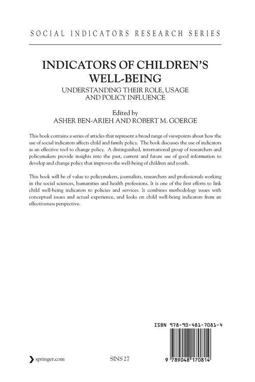 Produktbild: Indicators of Children's Well-Being