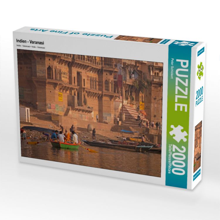 Produktbild: CALVENDO Puzzle Indien - Varanasi | 2000 Teile Lege-Gr&ouml;&szlig;e 90x67cm Foto-Puzzle f&uuml;r gl&uuml;ckliche Stunden