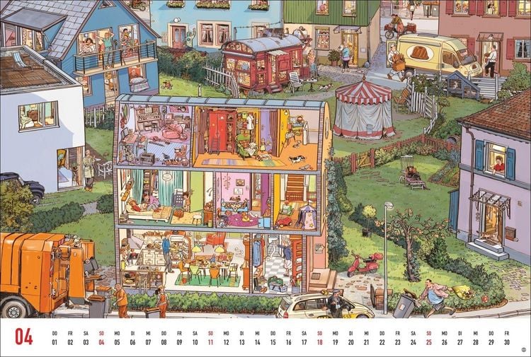 Produktbild: G&ouml;bel & Knorr Wimmelbilder Edition Kalender 2027