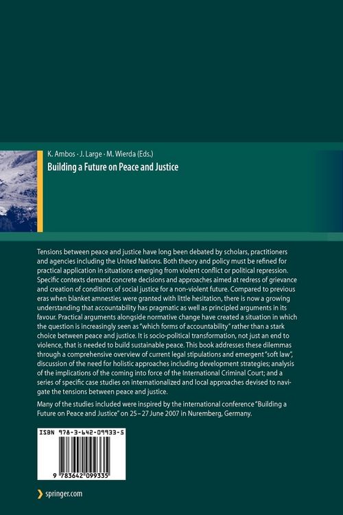 Produktbild: Building a Future on Peace and Justice
