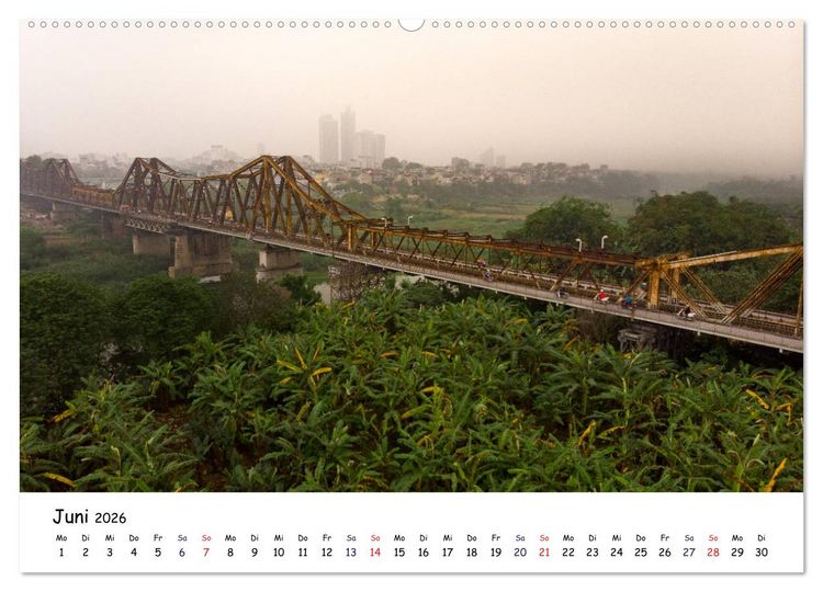 Produktbild: Vietnam aus der Luft (hochwertiger Premium Wandkalender 2026 DIN A2 quer), Kunstdruck in Hochglanz