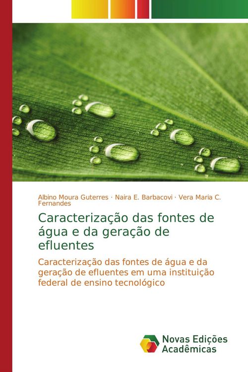 Produktbild: Caracteriza&ccedil;&atilde;o das fontes de &aacute;gua e da gera&ccedil;&atilde;o de efluentes