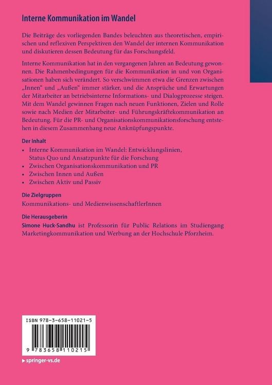 Produktbild: Interne Kommunikation im Wandel