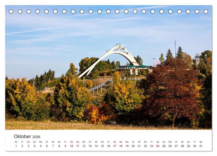 Produktbild: Sauerland - hier muss man mal gewesen sein (Tischkalender 2026 DIN A5 quer), CALVENDO Monatskalender