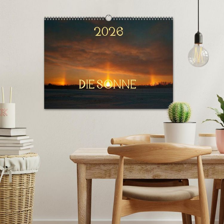 Produktbild: Die Sonne - 2026 (Wandkalender 2026 DIN A3 quer), CALVENDO Monatskalender