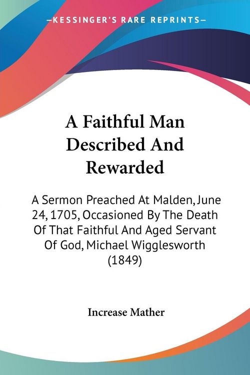 Produktbild: A Faithful Man Described And Rewarded