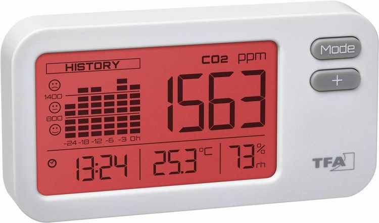 Produktbild: TFA Dostmann AirCo2ntrol COACH Kohlendioxid-Messger&auml;t