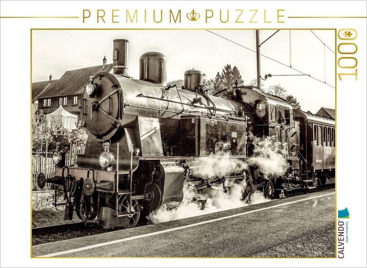 Produktbild: CALVENDO Puzzle Dampflokomotive BT 9 | 1000 Teile Lege-Gr&ouml;&szlig;e 64x48cm Foto-Puzzle f&uuml;r gl&uuml;ckliche Stunden