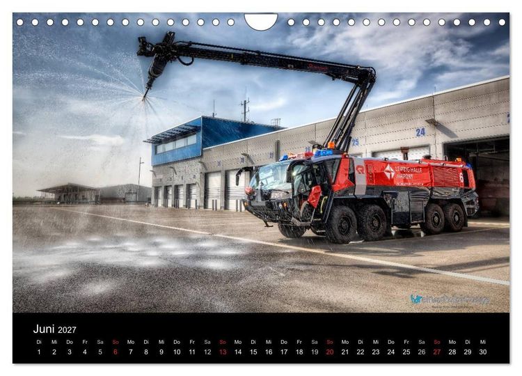 Produktbild: Einsatzfahrzeuge der Feuerwehr (Wandkalender 2027 DIN A4 quer), CALVENDO Monatskalender