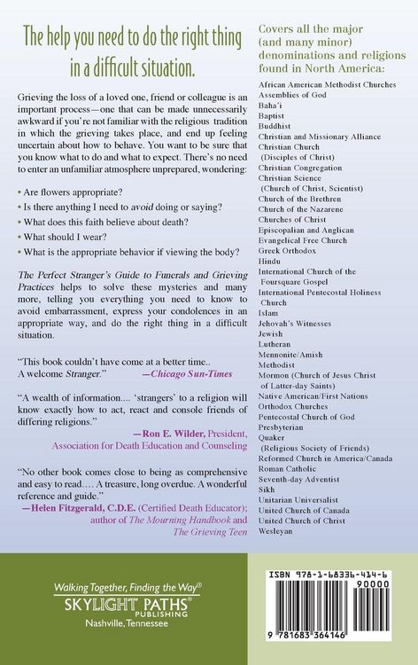 Produktbild: The Perfect Stranger's Guide to Funerals and Grieving Practices