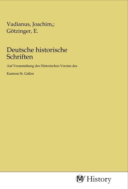 Produktbild: Deutsche historische Schriften