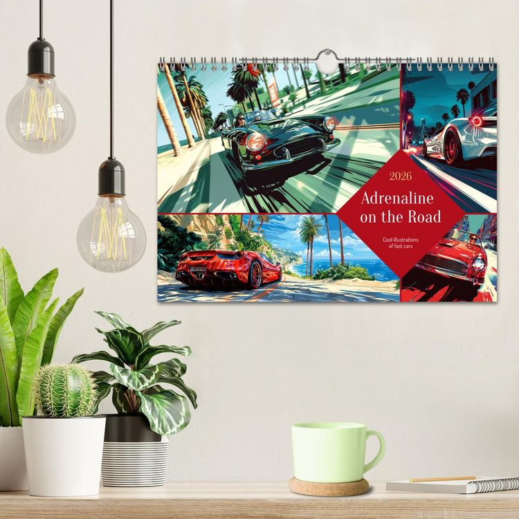 Produktbild: Adrenaline on the Road (Wall Calendar 2026 DIN A4 landscape), CALVENDO 12 Month Wall Calendar