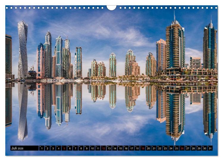 Produktbild: DUBAI - 2026 (Wandkalender 2026 DIN A3 quer), CALVENDO Monatskalender
