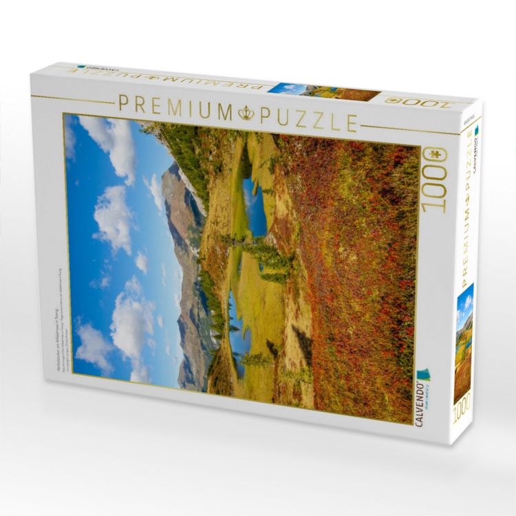 Produktbild: CALVENDO Puzzle Herbstzauber am Wildalmsee in Tweng | 1000 Teile Lege-Gr&ouml;&szlig;e 64x48cm Foto-Puzzle f&uuml;r gl&uuml;ckliche Stunden