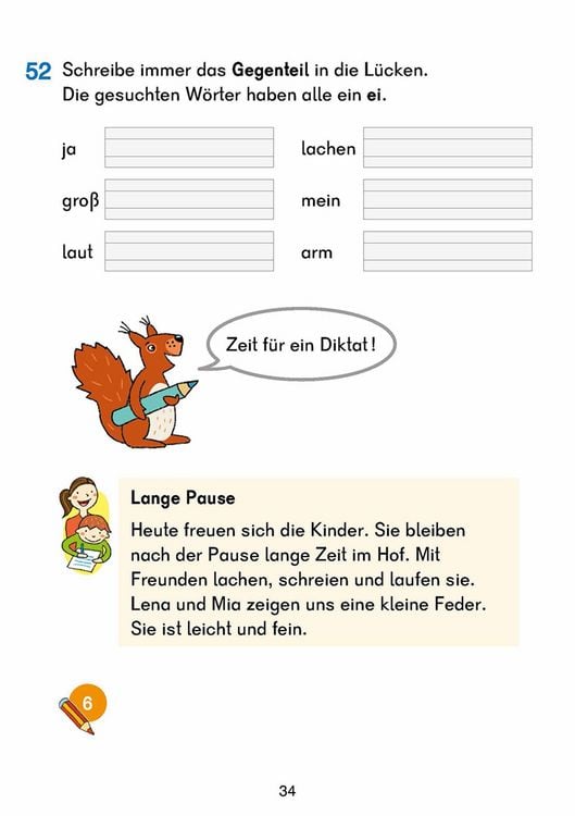Produktbild: Deutsch 2. Klasse &Uuml;bungsheft - Rechtschreiben und Diktate