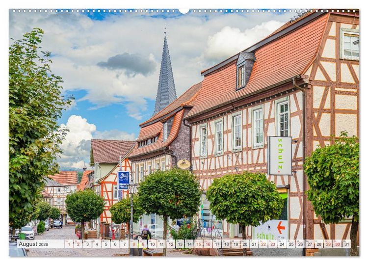 Produktbild: Michelstadt Impressionen (hochwertiger Premium Wandkalender 2026 DIN A2 quer), Kunstdruck in Hochglanz