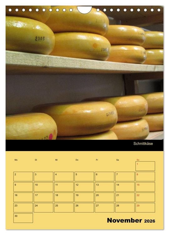 Produktbild: Alles K&auml;se / Planer (Wandkalender 2026 DIN A4 hoch), CALVENDO Monatskalender