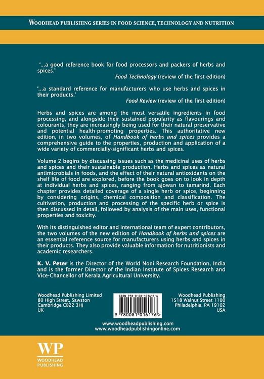 Produktbild: Handbook of Herbs and Spices (Revised)
