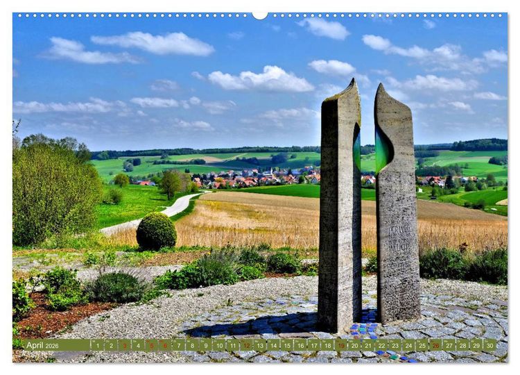 Produktbild: Wiesen W&auml;lder Weiher. Der Naturpark Augsburg-Westliche W&auml;lder (hochwertiger Premium Wandkalender 2026 DIN A2 quer), Kunstdruck in Hochglanz