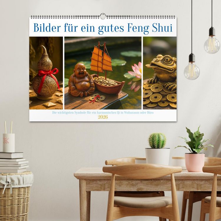 Produktbild: Bilder f&uuml;r ein gutes Feng Shui (Wandkalender 2026 DIN A2 quer), CALVENDO Monatskalender
